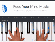 Tablet Screenshot of feedyourmindmusic.org